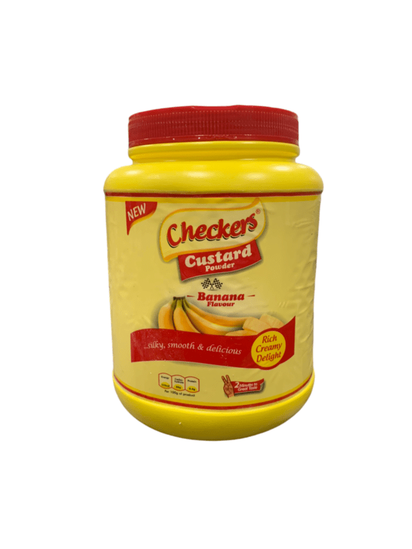 BANANA CHECKERS CUSTARD