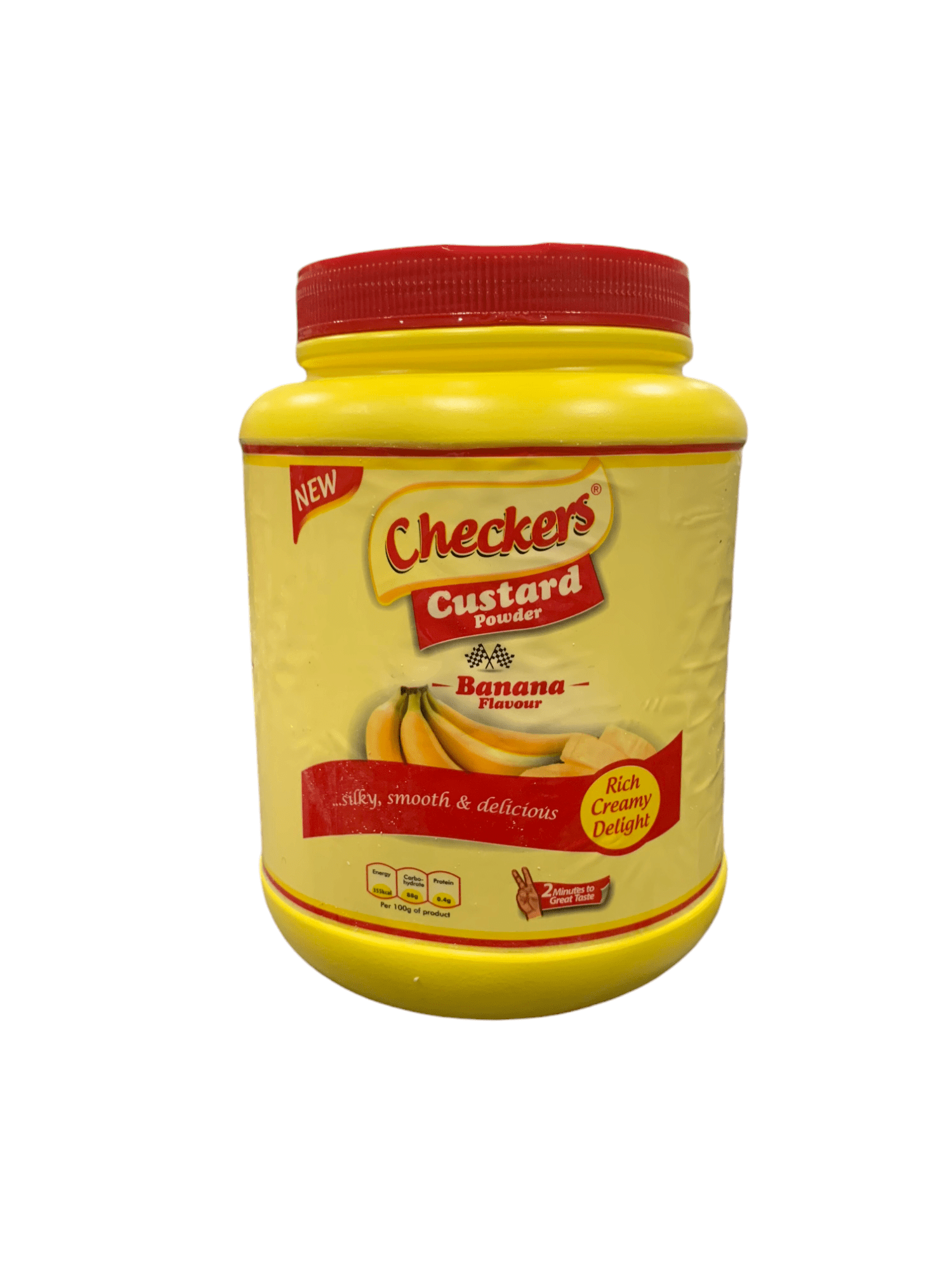 BANANA CHECKERS CUSTARD