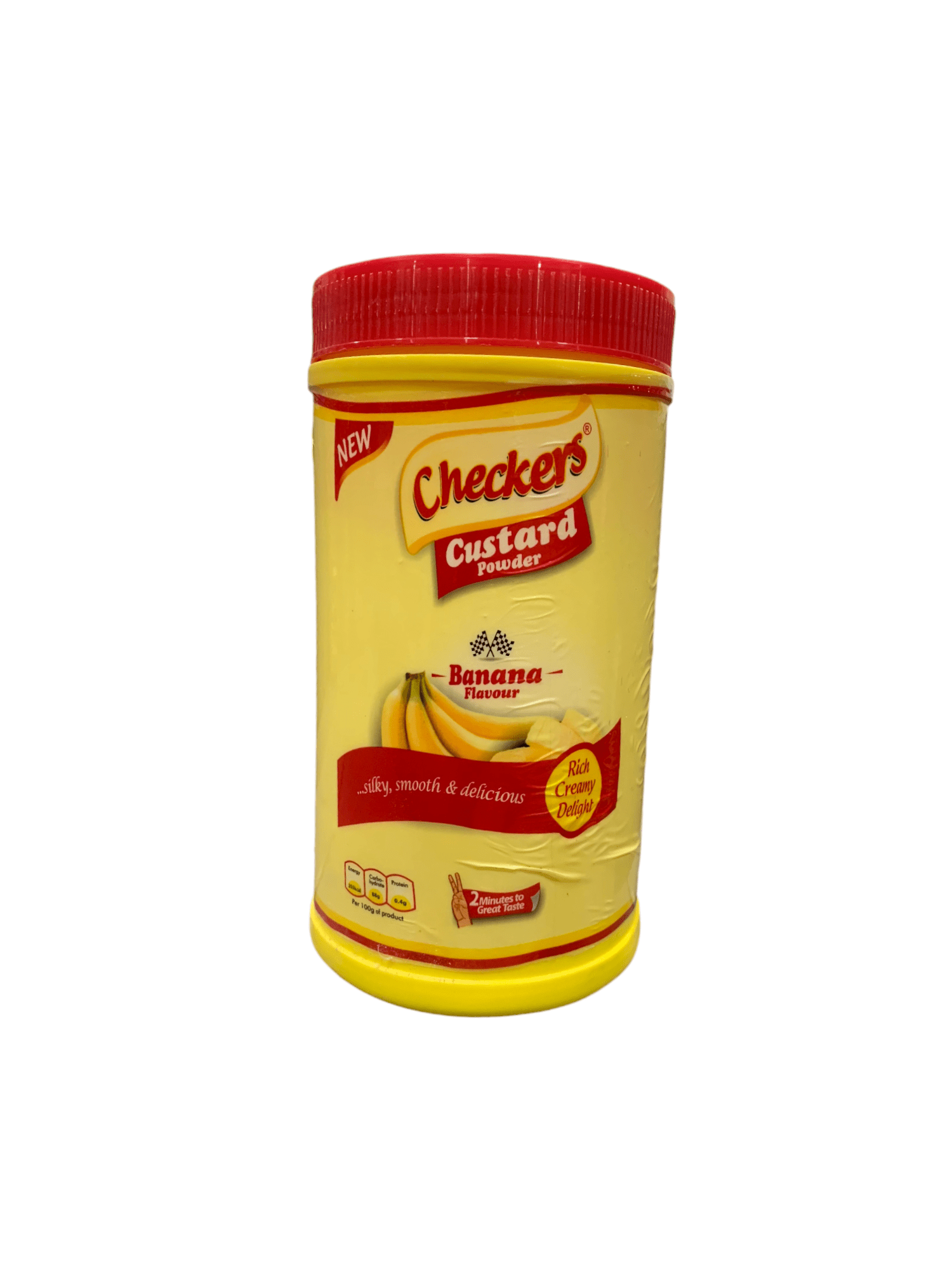 BANANA CHECKERS CUSTARD