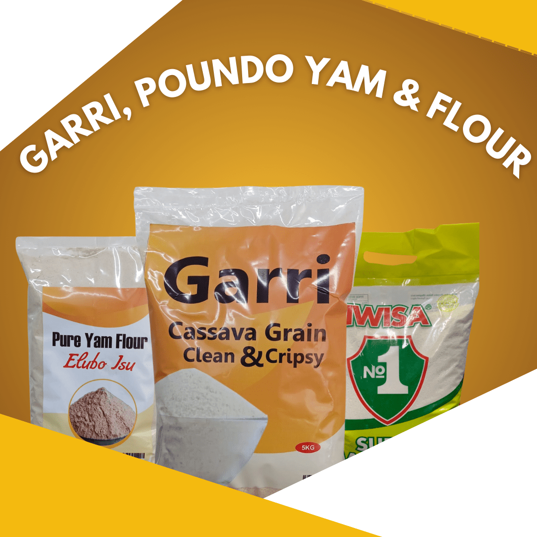 GARRI,POUNDO YAM & FLOUR
